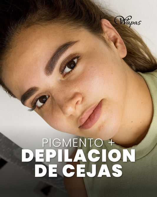 Diseño de cejas con pigmento + depilación