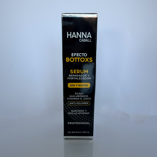 Serum Hanna Caball Efecto Botox – reparador y fortalecedor para cabello muy seco y sin brillo