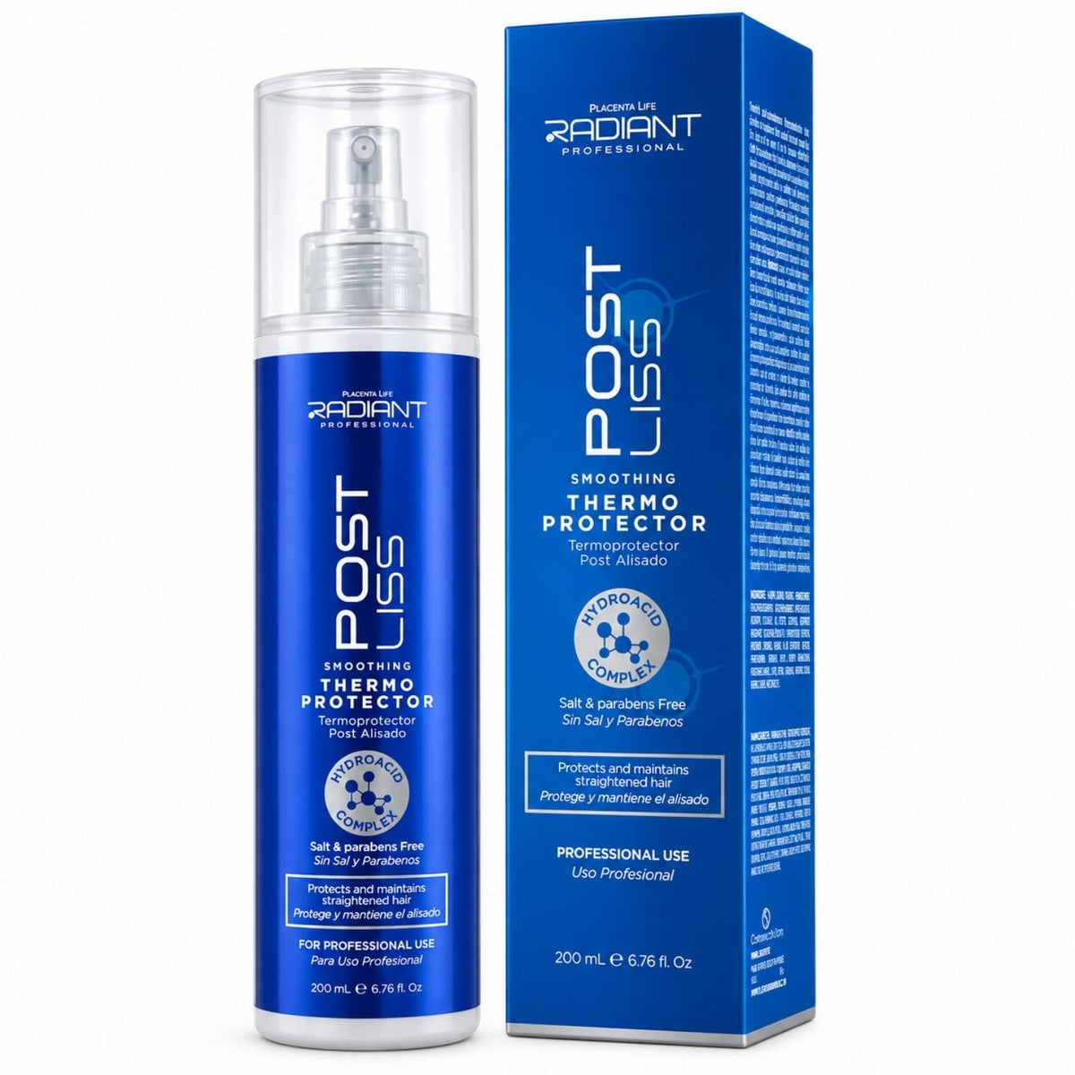 Termoprotector Post Liss 200 ml – Radiant Professional
