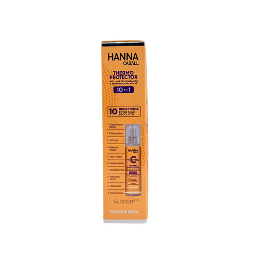 Thermoprotector Hanna Caball Vitamina C 10 en 1 protector térmico para el cabello con protección contra calor y frizz