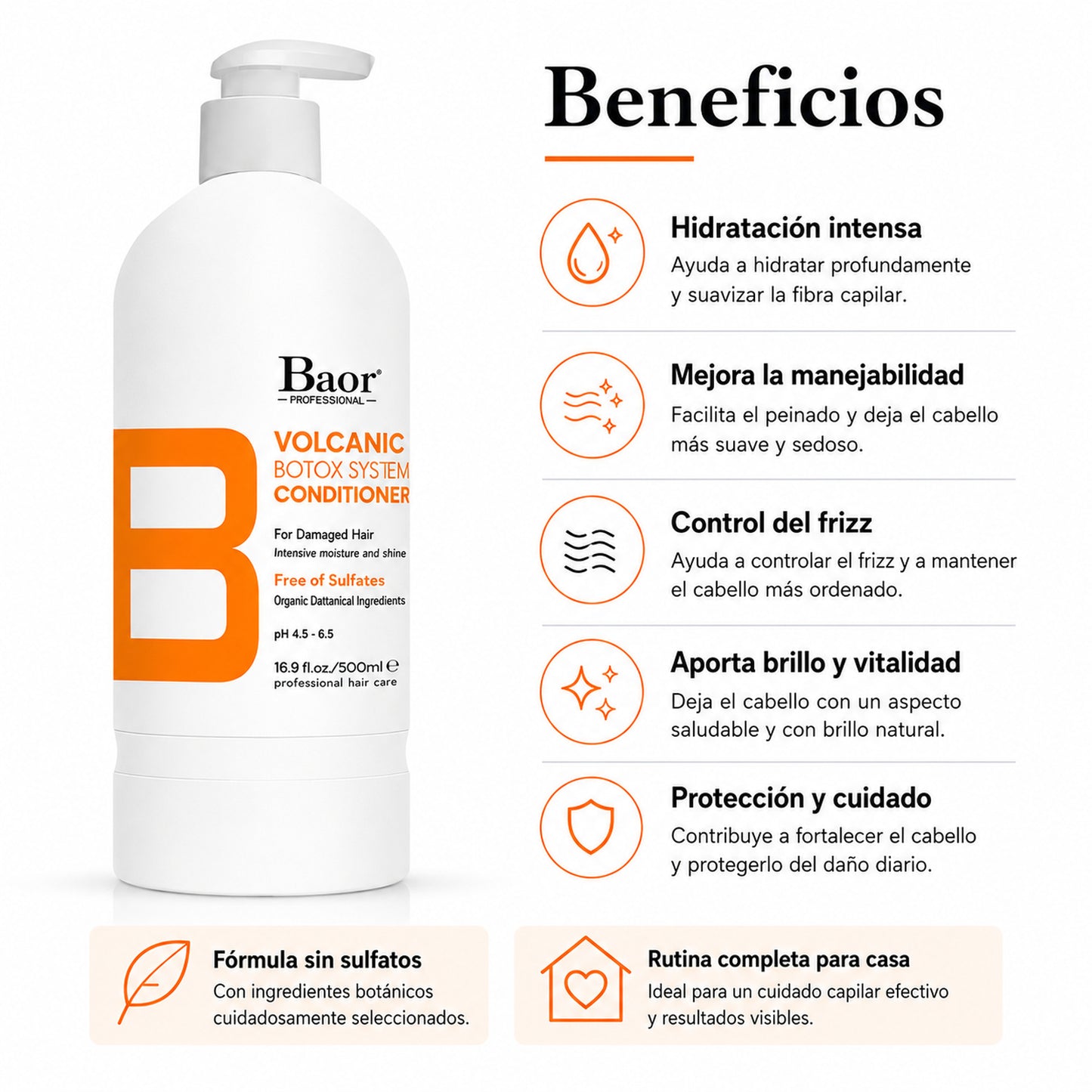 BAOR Acondicionador Volcanic Mud 300 ml
