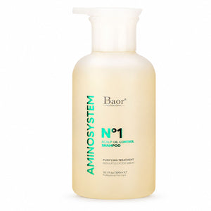 Pack Oil Control y Protección Calor BAOR - imagen principal de BAOR Aminosystem Oil Control Shampoo N°1 300 ml para cabello graso
