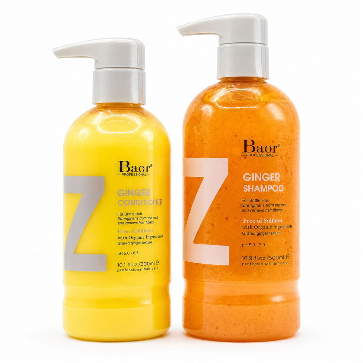 Pack Ginger = Shampoo + Acondicionador – Anticaída – BAOR