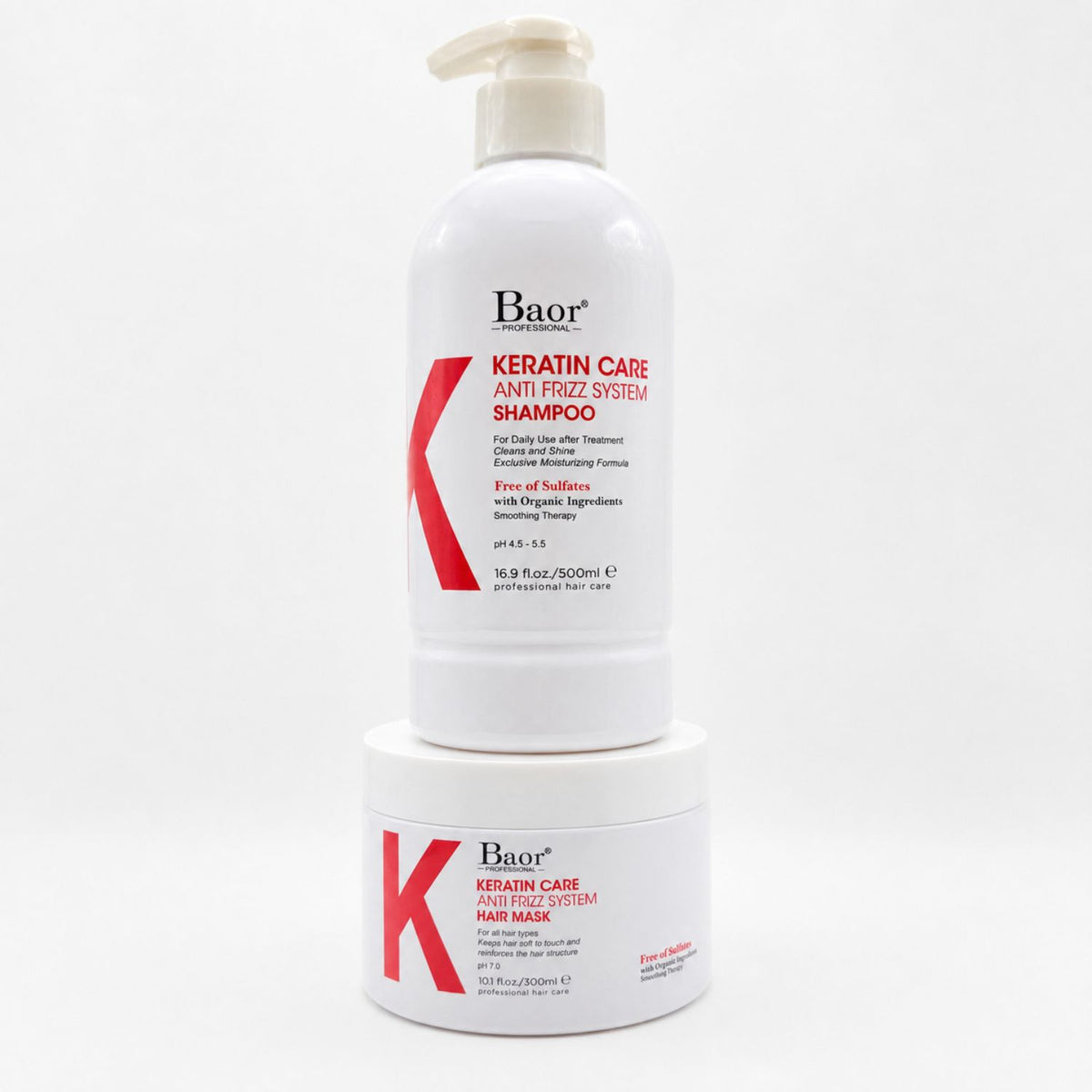 Pack Keratin Care = Shampoo + Mascarilla – BAOR