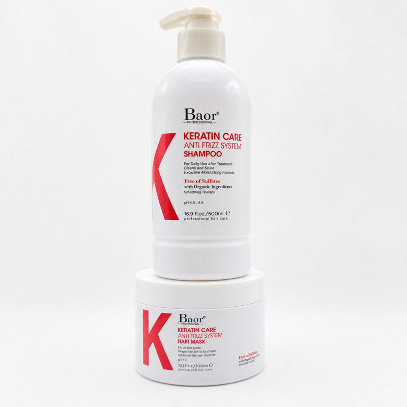 Pack Keratin Care = Shampoo + Mascarilla – BAOR