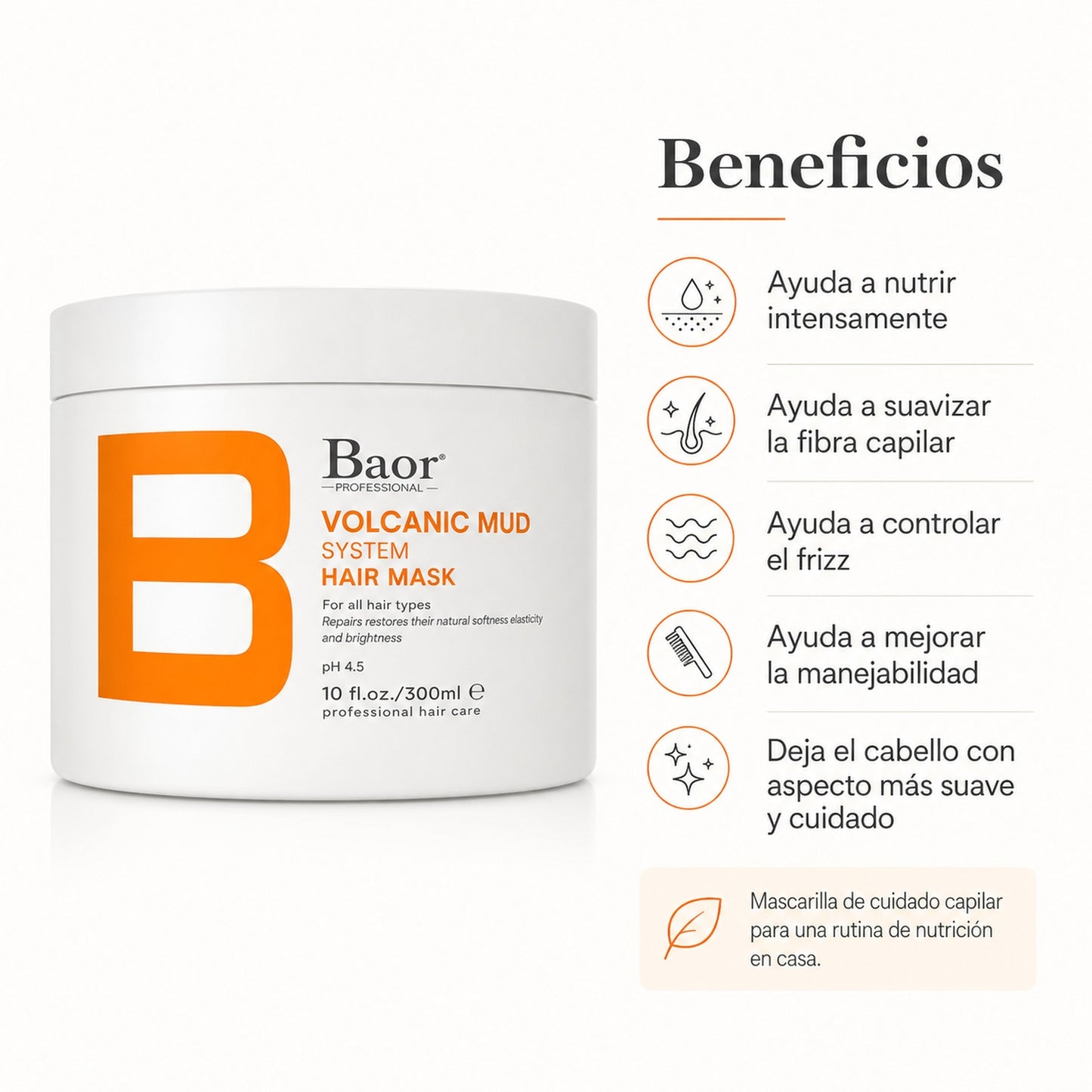 BAOR Mascarilla Volcanic Mud 300 ml