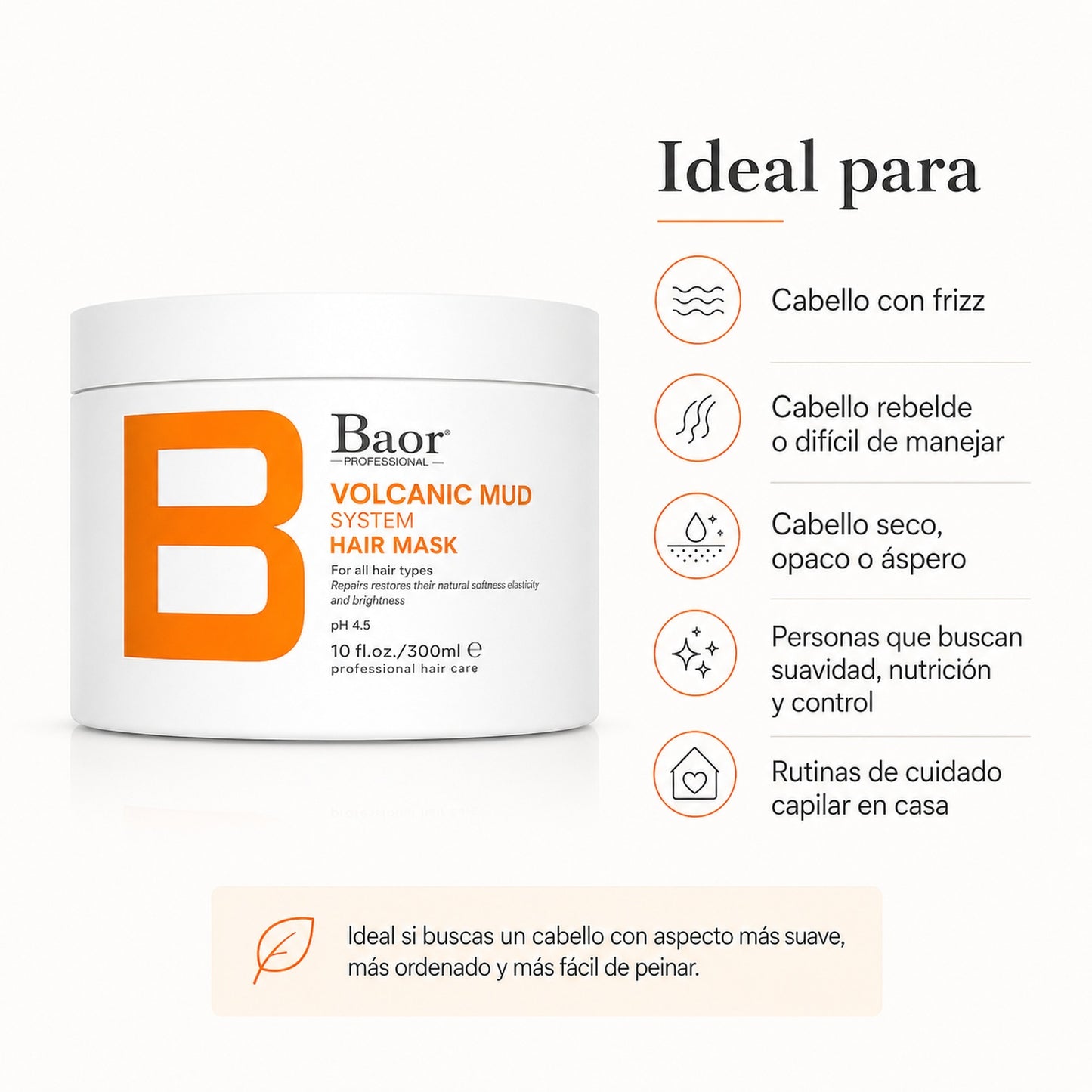 BAOR Mascarilla Volcanic Mud 300 ml
