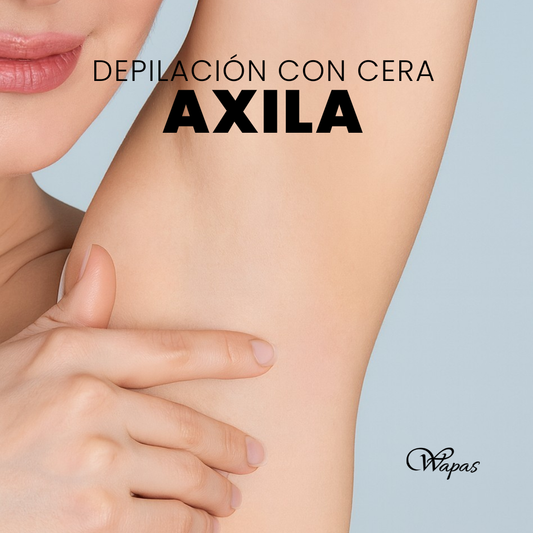 Depilación de axila con cera en San Isidro, Lima (Wapas Salón): depilación profesional rápida y precisa para axilas suaves, ideal para una piel limpia y sin vello por más tiempo.