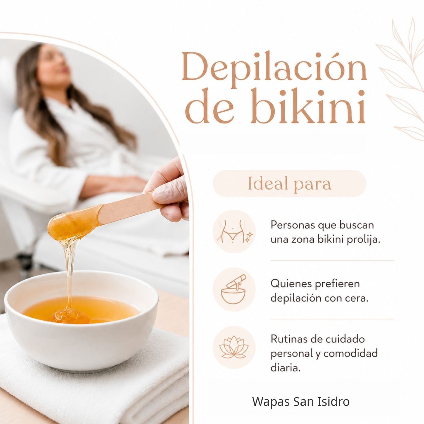 Depilación de bikini en San Isidro | Wapas