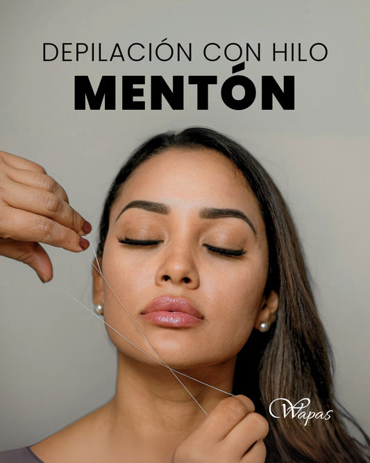Depilación de Mentón con Hilo