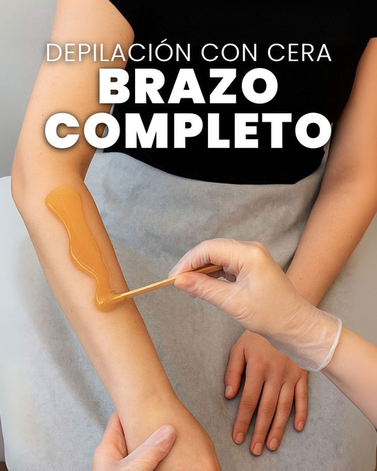 Depilación de  brazos completos con Cera