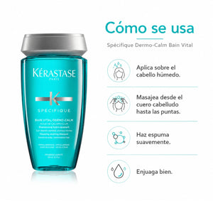 Pack Kérastase Spécifique Dermo Calm Línea Completa - Kérastase Spécifique Bain Vital Dermo-Calm 250 ml