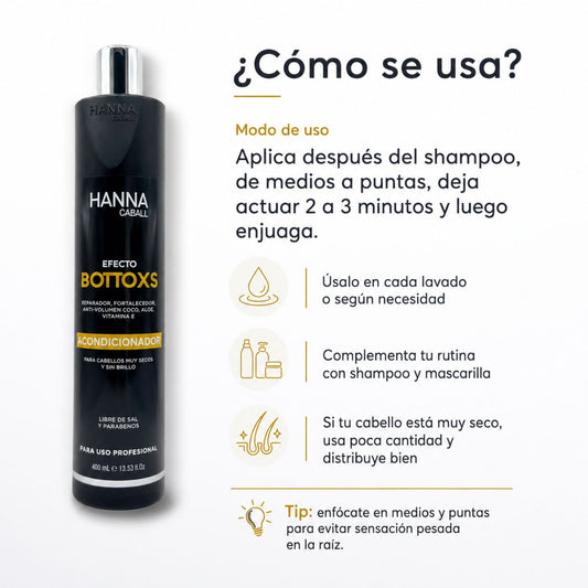 Hanna Caball Acondicionador Reparador Anti-Frizz 400 ml