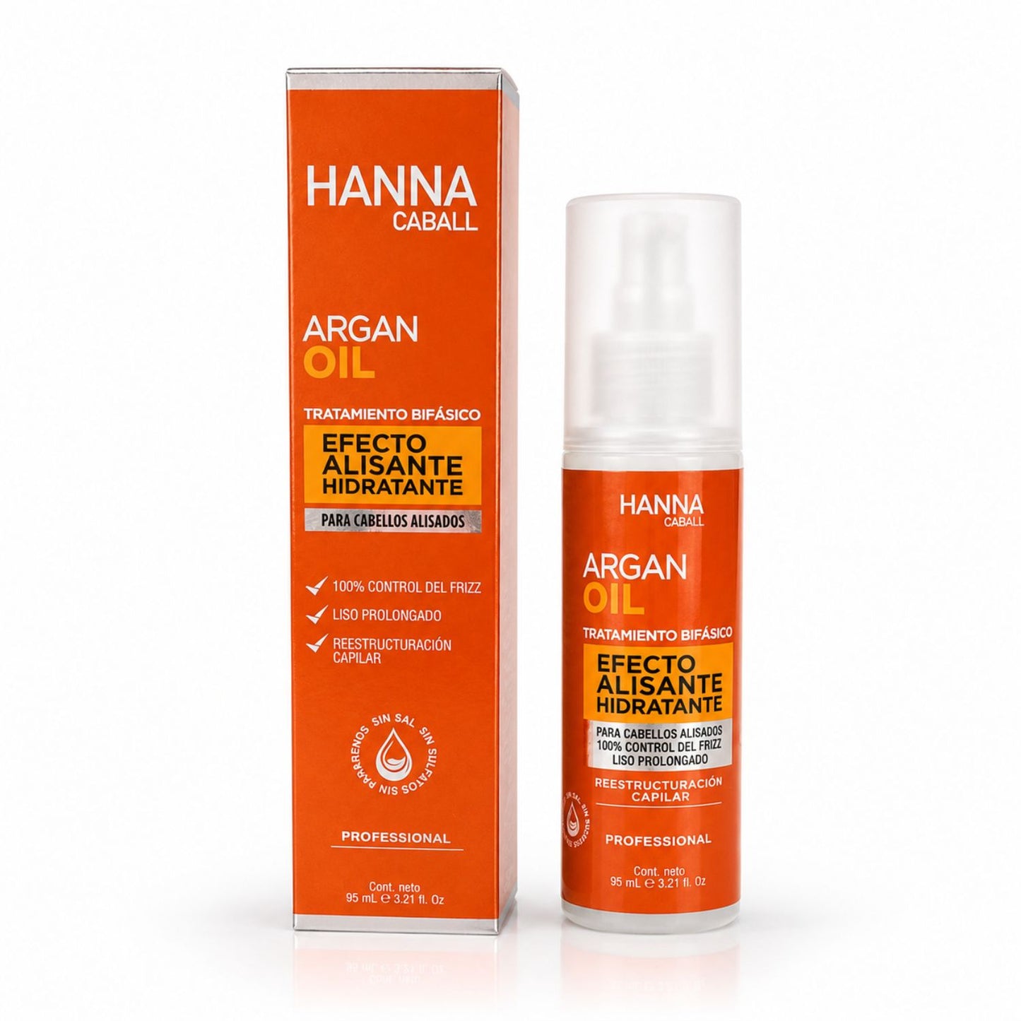 Hanna Caball Argan Oil bifásico anti frizz 95 ml