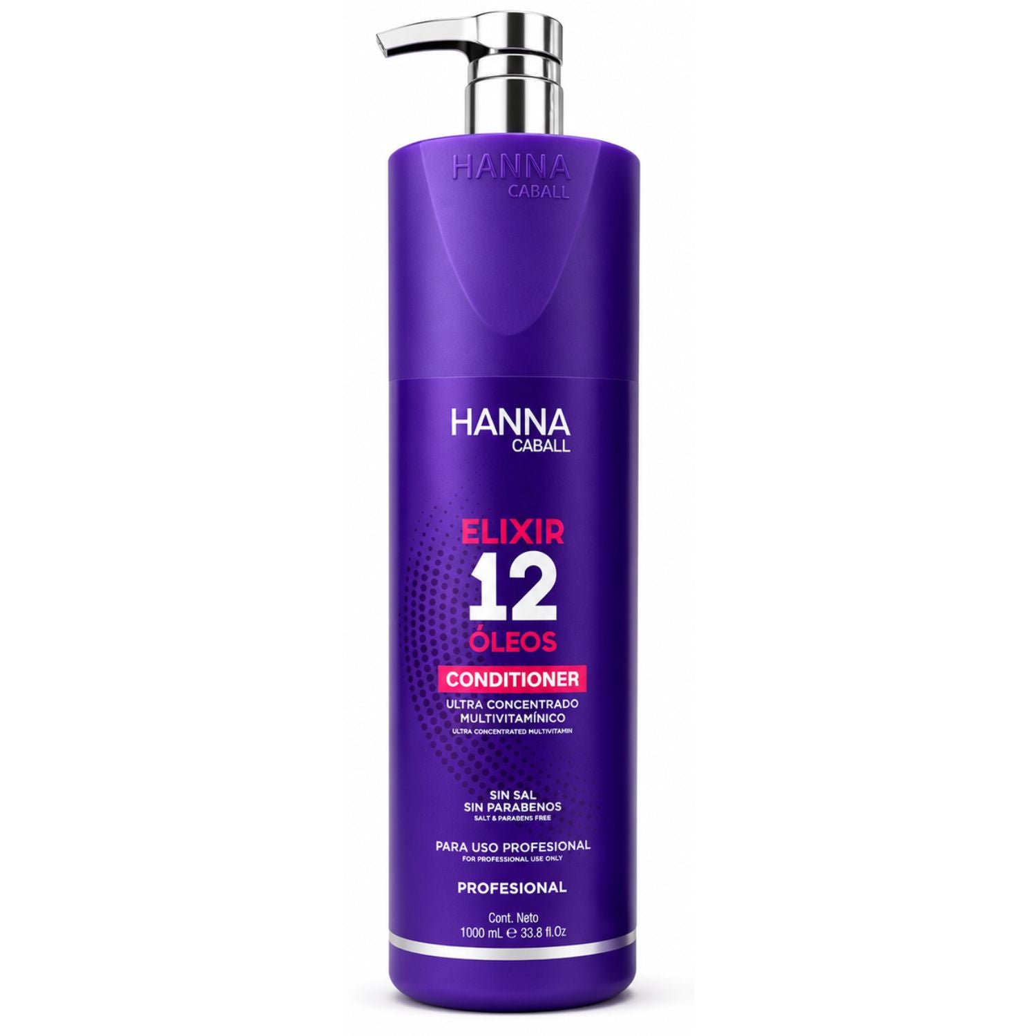 Hanna Caball Elixir 12 Óleos Acondicionador profesional 1L
