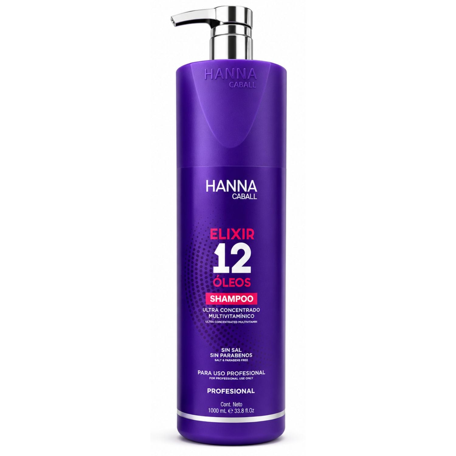 Hanna Caball Elixir 12 Óleos Shampoo profesional 1L