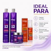 Hanna Caball Pack Elixir 12 Óleos 4 pasos anti-frizz