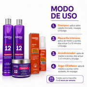 Hanna Caball Pack Elixir 12 Óleos 4 pasos anti-frizz