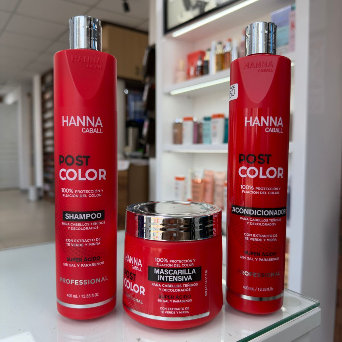 Pack Post Color 3 Pasos 400 ml Hanna Caball