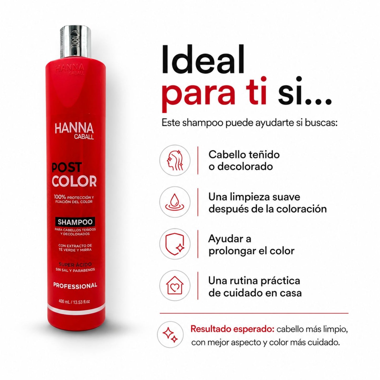 Hanna Caball Shampoo Post Color 400 ml
