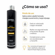Hanna Caball Shampoo Reparación Anti-Frizz 400 ml
