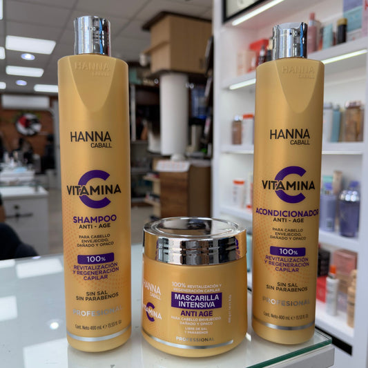 Pack Vitamina C 3 Pasos 400 ml Hanna Caball