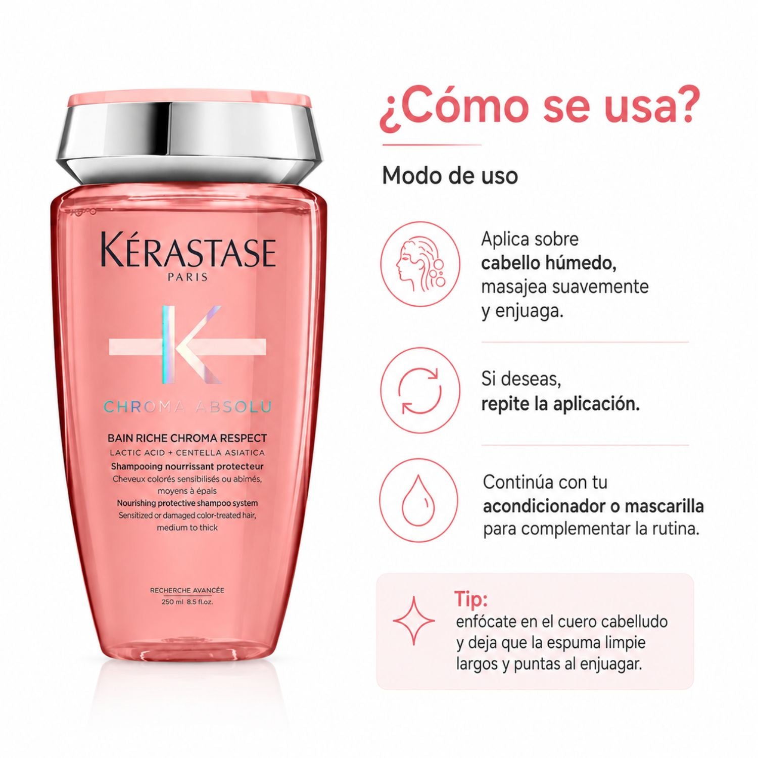 Kérastase Chroma Absolu Bain Chroma Respect 250 ml - vista producto Kérastase