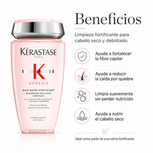 Pack Kérastase Genesis Línea Completa - Kérastase Genesis Bain Nutri-Fortifiant 250 ml