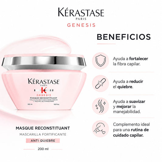 Kérastase Genesis Masque Reconstituant mascarilla fortificante anti quiebre 200 ml