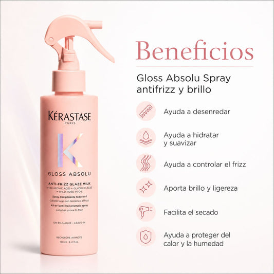 Kérastase Gloss Absolu Spray antifrizz y brillo 190 ml