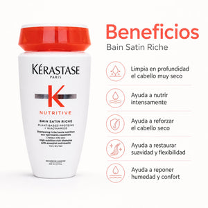 Pack Kérastase Nutritive Línea Completa - Kérastase Nutritive Bain Satin Riche 250 ml