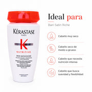 Pack Kérastase Nutritive Línea Completa - Kérastase Nutritive Bain Satin Riche 250 ml