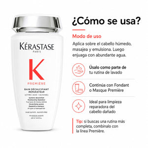 Pack Kérastase Première Línea Completa - Kérastase Première Bain Décalcifiant Réparateur 250 ml