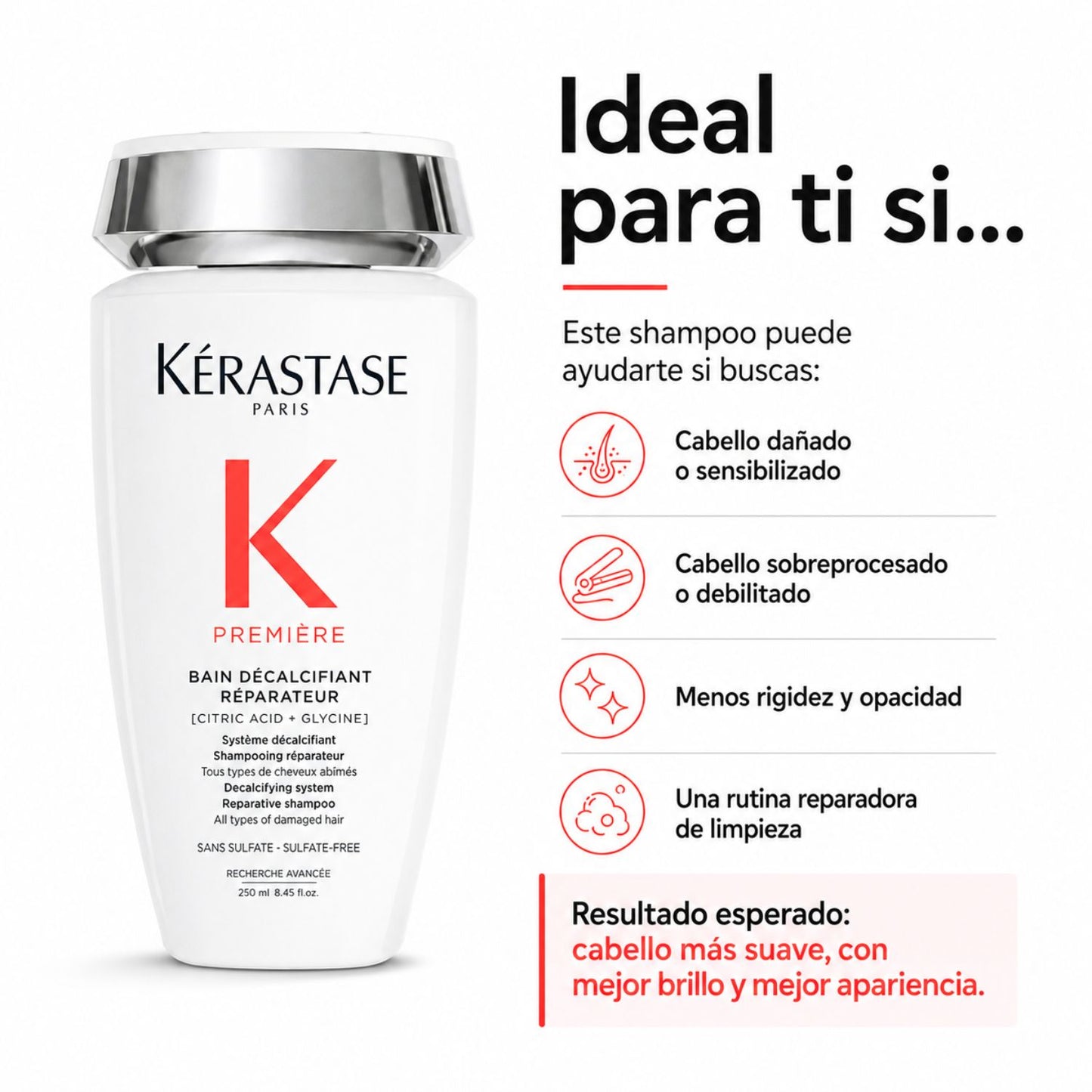 Kérastase Première Bain Rénovateur 250 ml para cabello dañado o sensibilizado