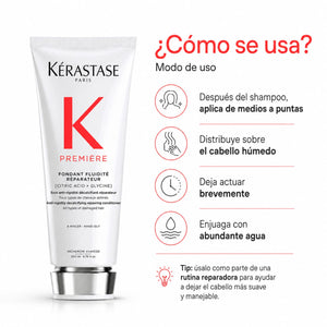 Pack Kérastase Première Línea Completa - Kérastase Première Fondant Fluidité Réparateur 200 ml