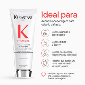 Pack Kérastase Première Línea Completa - Kérastase Première Fondant Fluidité Réparateur 200 ml