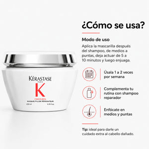 Pack Kérastase Première Línea Completa - Kérastase Première Masque Filler Réparateur 200 ml