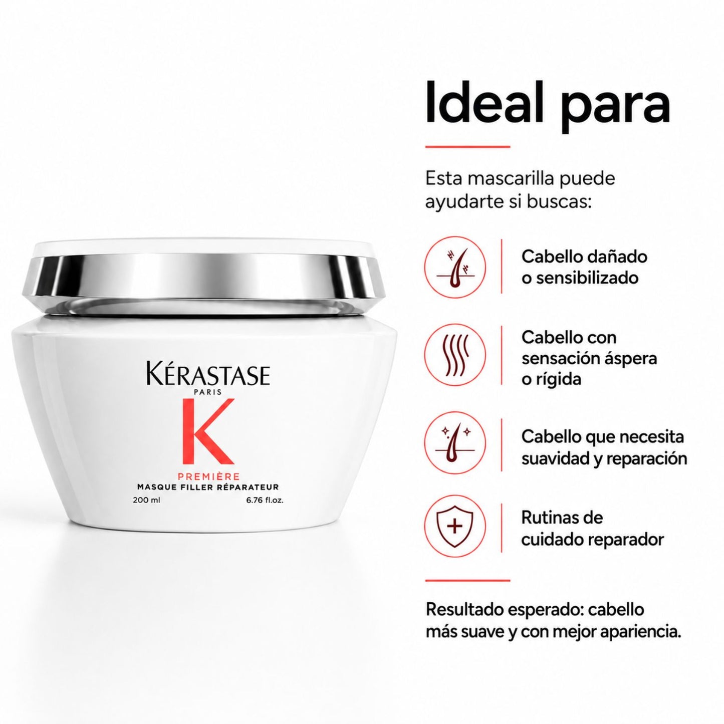 Pack Kérastase Première Línea Completa - Kérastase Première Masque Filler Réparateur 200 ml