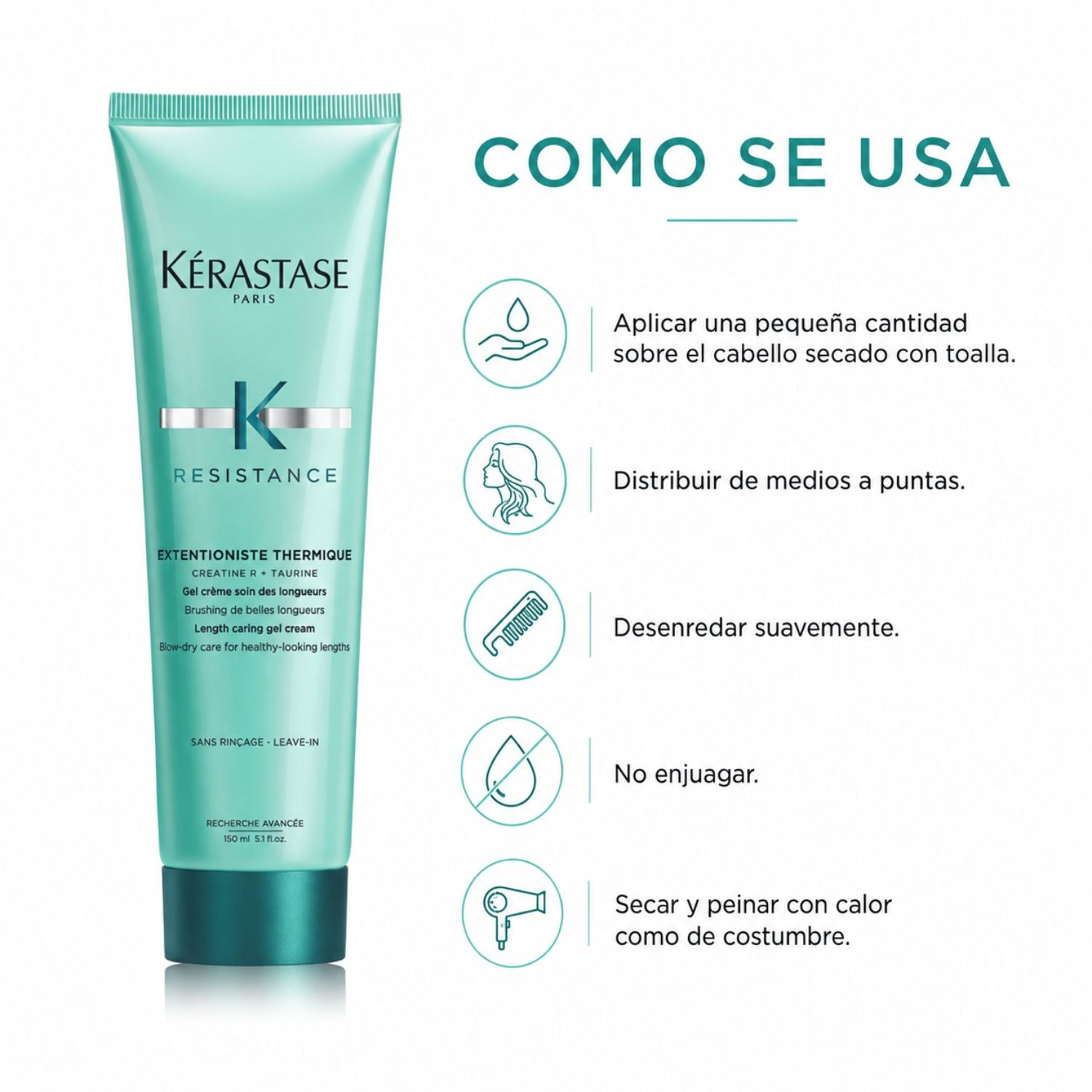 Pack Kérastase Resistance Force Architecte Línea Completa - Kérastase Résistance Force Architecte Ciment Thermique 150 ml
