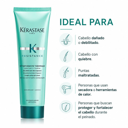 Kérastase Résistance Ciment Thermique Protector térmico reconstructor anti quiebre 150 ml