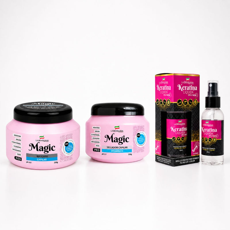 La Brasiliana Pack Magic Pos + Magic Pro + Protector Térmico