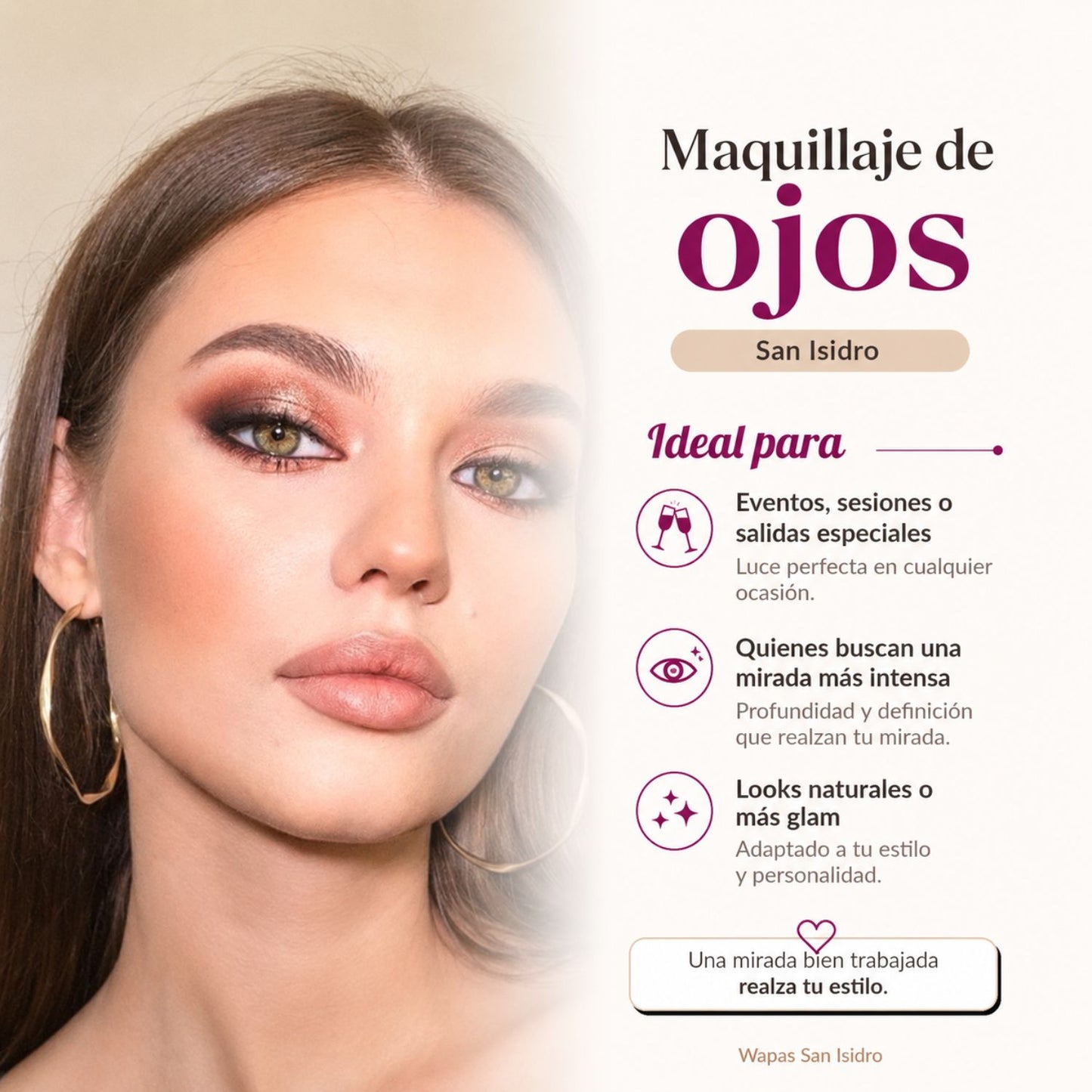 Maquillaje de ojos en San Isidro | Wapas