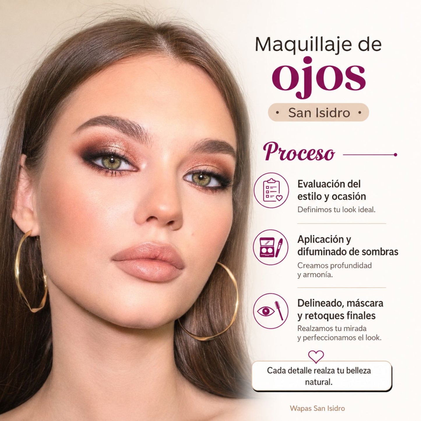 Maquillaje de ojos en San Isidro | Wapas