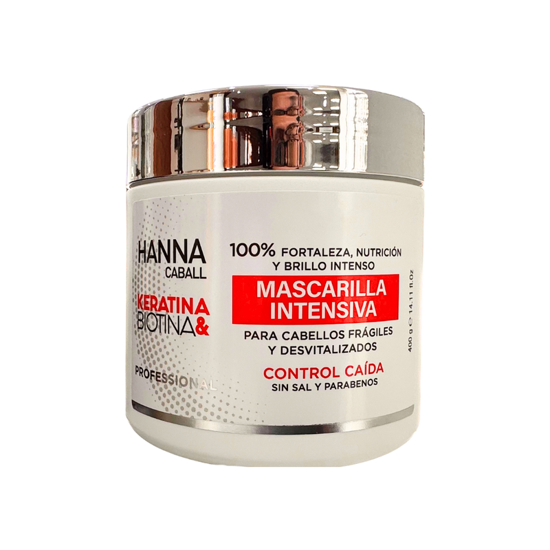 Mascarilla Keratina & Biotina 400 ml Hanna Caball