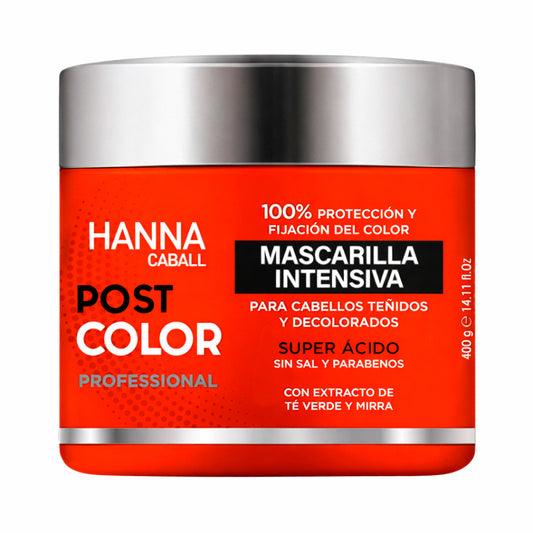 Mascarilla Post Color Hanna Caball 400 ml para cabellos teñidos y decolorados