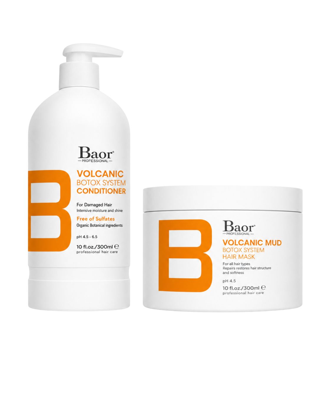 BAOR Pack Baor Volcanic Mud Acondicionador 300 ml + Mascarilla 300 ml - BAOR - producto disponible en Wapas San Isidro