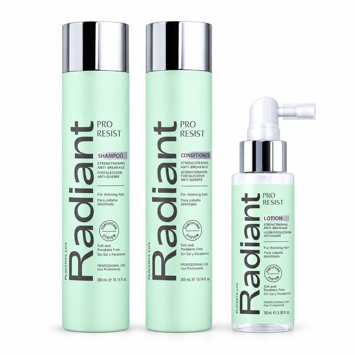 Pack Completo Pro Resist 3 Pasos – Radiant Professional