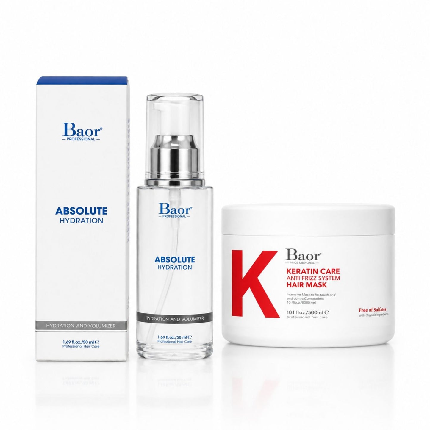 Pack Keratin Sellado Antifrizz BAOR