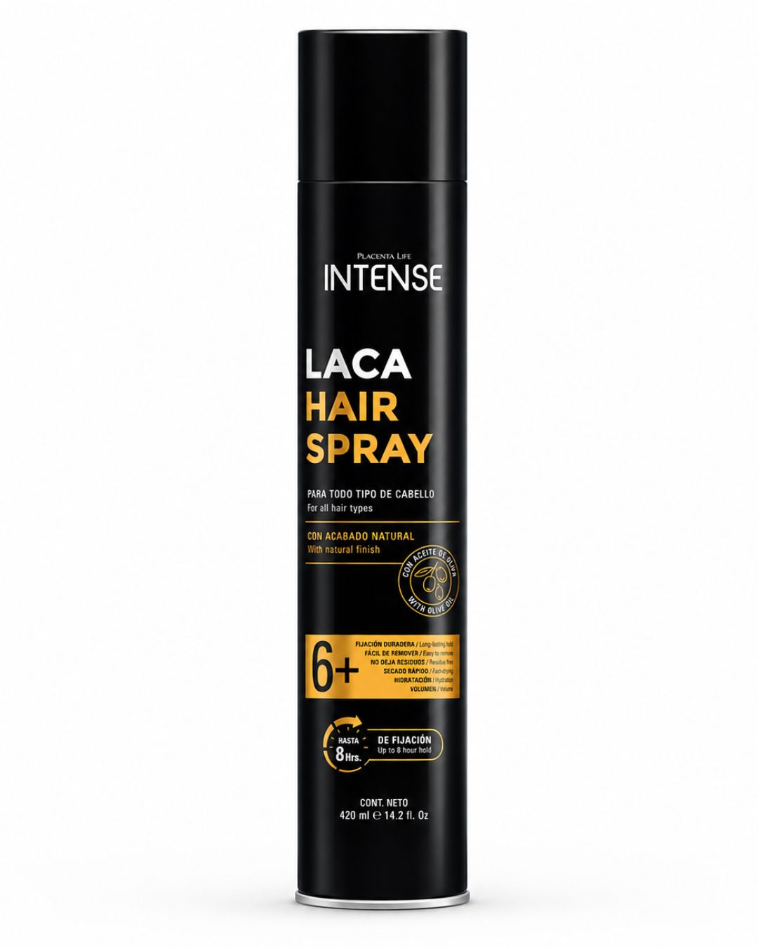 INTENSE Laca Hair Spray 420 ml - Fijación Duradera - INTENSE - producto disponible en Wapas San Isidro