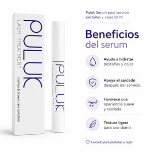 Puluk Serum post servicio pestañas y cejas 10 ml en San Isidro
